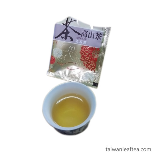 Li Shan High Mountain Organic Oolong in tea bags (梨山高山有機烏龍茶)