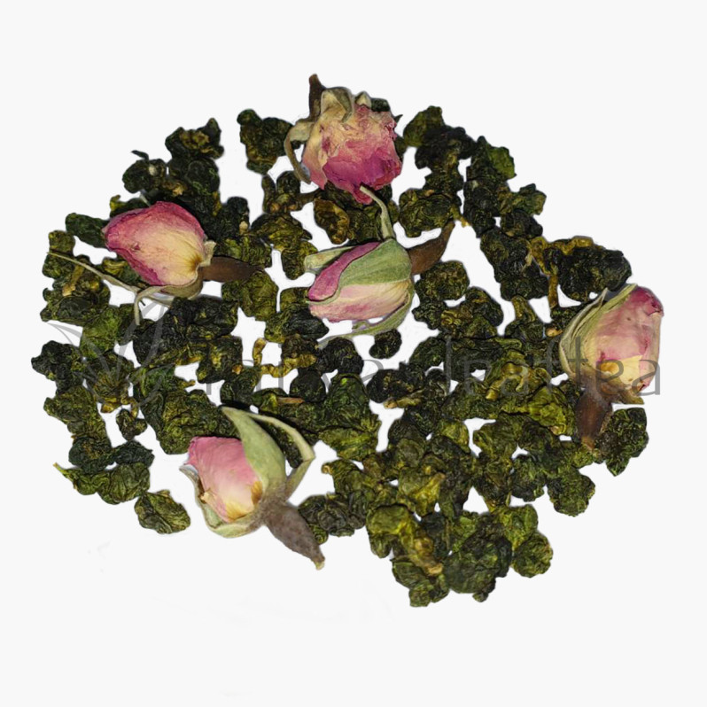 Улун с цветками тайваньской розы с горы Ли Шань (Li Shan Taiwan Rose Oolong) Image 3